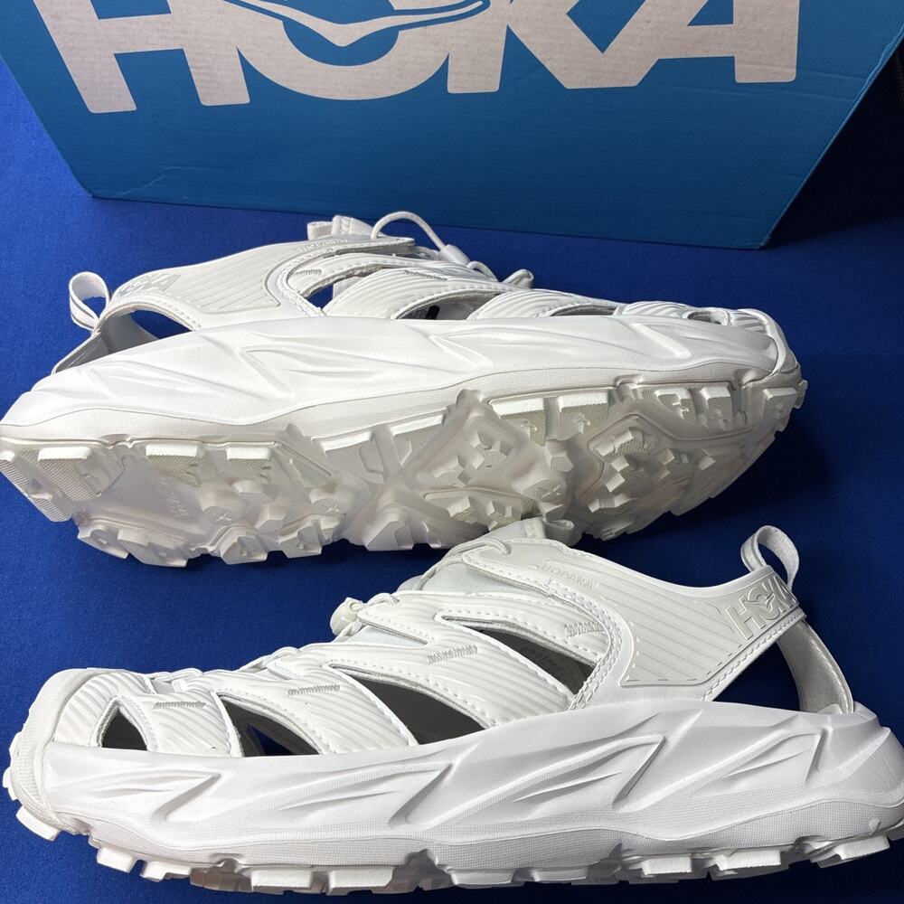 New HOKA One One Hopara White White 1123112-WHWH Men's Size 9.5